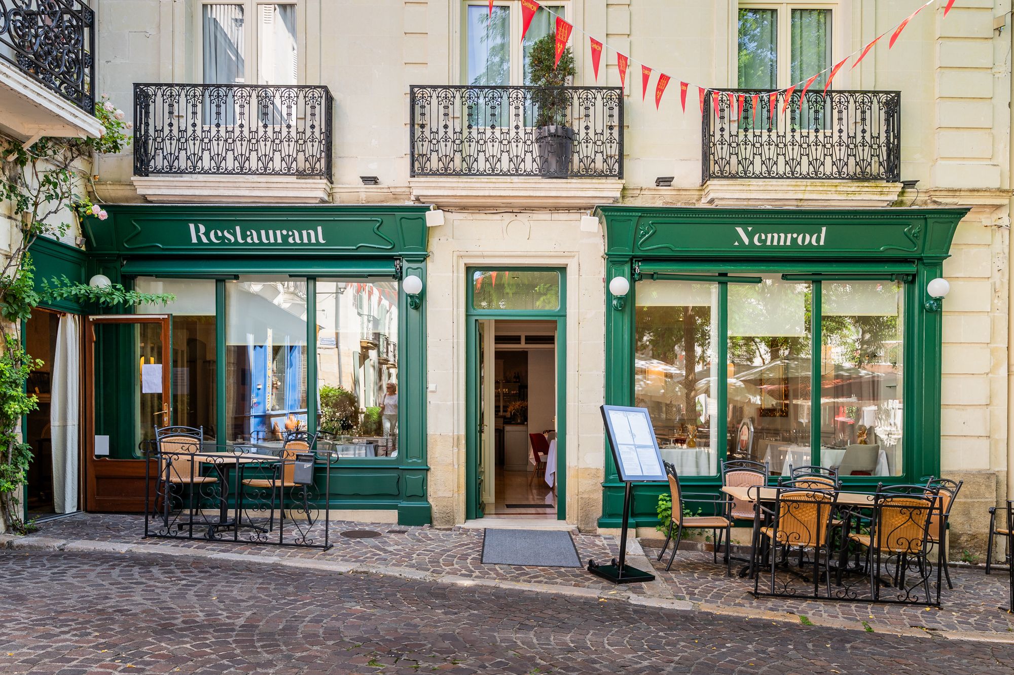 Facade du restaurant Nemrod Chinon